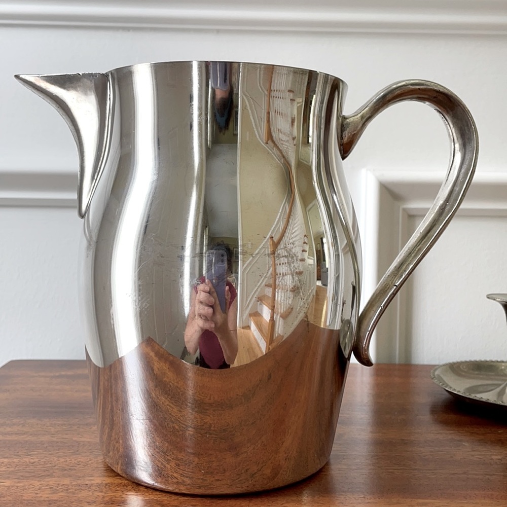 Vintage silver pitcher